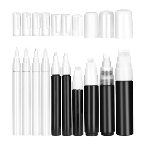 Rtauhife 10 Stück Nachfüllbare Marker Leere Acrylmarker für Öl, Wasser, Aquarellmalerei, Kritzeln, Papierzeichnung, Stiftröhren Rtauhife 10 Stück Nachfüllbare Marker Leere Acrylmarker für Öl, Wasser, Aquarellmalerei, Kritzeln, Papierzeichnung, Stiftröhren von Rtauhife