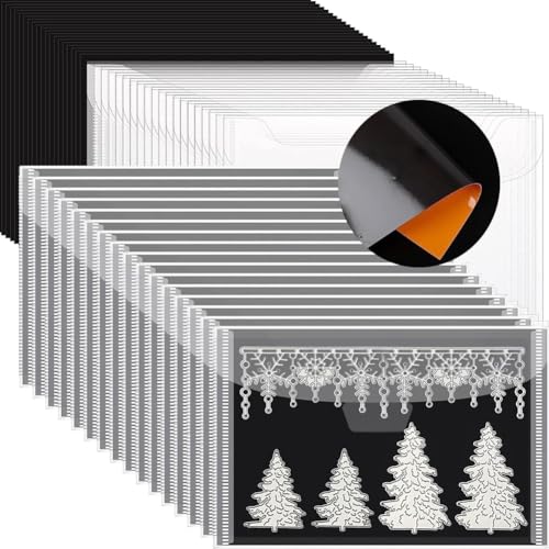 Rtauhife 15 Stück 0,6 mm Magnetische Gummifolien und 15 Stück Aufbewahrungsbeutel für Stempelformen, Aufbewahrungsset für Stanzformen zum Aufbewahren Von Stanzungen, DIY B Rtauhife 15 Stück 0,6 mm Magnetische Gummifolien und 15 Stück Aufbewahrungsbeutel für Stempelformen, Aufbewahrungsset für Stanzformen zum Aufbewahren Von Stanzungen, DIY B von Rtauhife