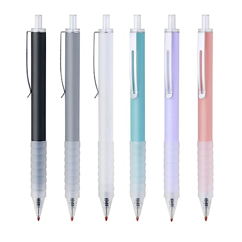 Rtauhife 6-Teilige Kugelschreiber Grip Pen mit Weichem, Silbernem Clip und Schreibender Schwarzer Tinte Rtauhife 6-Teilige Kugelschreiber Grip Pen mit Weichem, Silbernem Clip und Schreibender Schwarzer Tinte von Rtauhife