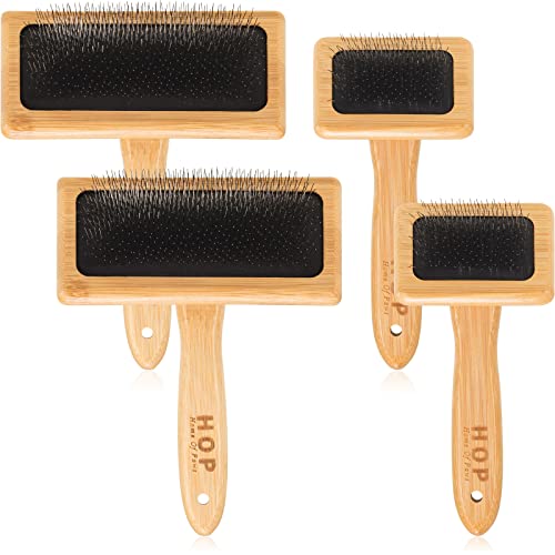 Rtteri 4 Stück Holzwolle Carder Hand Carders Zupfbürste Wolle Kardierpinsel Nadelfilzwerkzeug für Hunde Spinnweben Bastelbedarf, 2 Größen Rtteri 4 Stück Holzwolle Carder Hand Carders Zupfbürste Wolle Kardierpinsel Nadelfilzwerkzeug für Hunde Spinnweben Bastelbedarf, 2 Größen von Rtteri