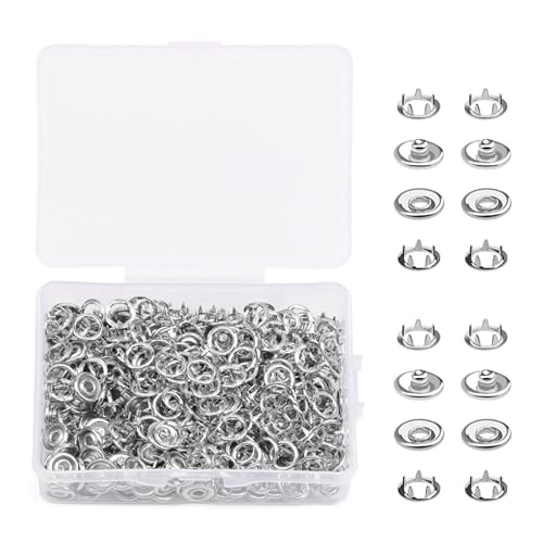 50/150 Sets 50/150 Sets 50/150 Sets 5 Krallen Knopfverschlüsse aus Metall für Babylätzchen Kleidung Herstellung 9,5 mm Knopfverschlüsse 50/150 Sets 50/150 Sets 50/150 Sets 5 Krallen Knopfverschlüsse aus Metall für Babylätzchen Kleidung Herstellung 9,5 mm Knopfverschlüsse von Ruarby