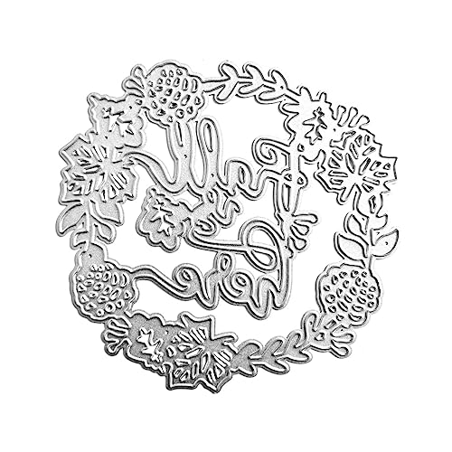 Metall-Stanzformen, Kranz, Girlanden, Prägeschablone, Stanzformen für Kartenherstellung, Scrapbooking, Papierbastelvorlage Metall-Stanzformen, Kranz, Girlanden, Prägeschablone, Stanzformen für Kartenherstellung, Scrapbooking, Papierbastelvorlage von Ruarby