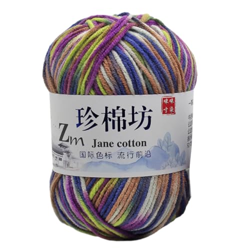 Milch-Watte, Batikfarbe, dickes Wollgarn zum Stricken, Häkeln, Babydecke, Stricken und Häkeln, Milchbaumwolle Milch-Watte, Batikfarbe, dickes Wollgarn zum Stricken, Häkeln, Babydecke, Stricken und Häkeln, Milchbaumwolle von Ruarby