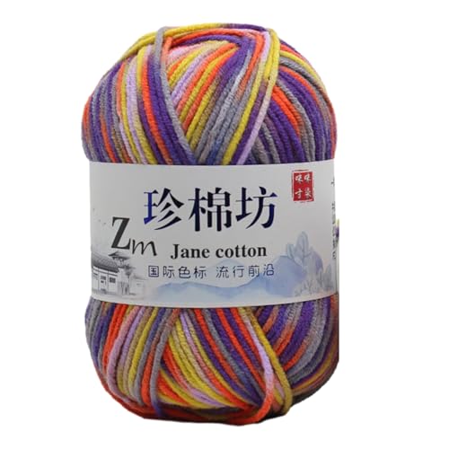 Milch-Watte, Batikfarbe, dickes Wollgarn zum Stricken, Häkeln, Babydecke, Stricken und Häkeln, Milchbaumwolle Milch-Watte, Batikfarbe, dickes Wollgarn zum Stricken, Häkeln, Babydecke, Stricken und Häkeln, Milchbaumwolle von Ruarby