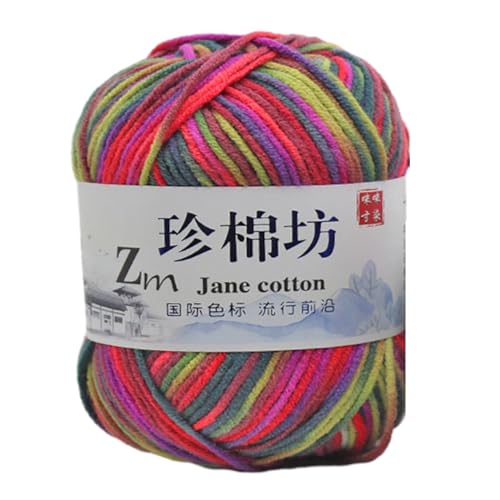 Milch-Watte, Batikfarbe, dickes Wollgarn zum Stricken, Häkeln, Babydecke, Stricken und Häkeln, Milchbaumwolle Milch-Watte, Batikfarbe, dickes Wollgarn zum Stricken, Häkeln, Babydecke, Stricken und Häkeln, Milchbaumwolle von Ruarby