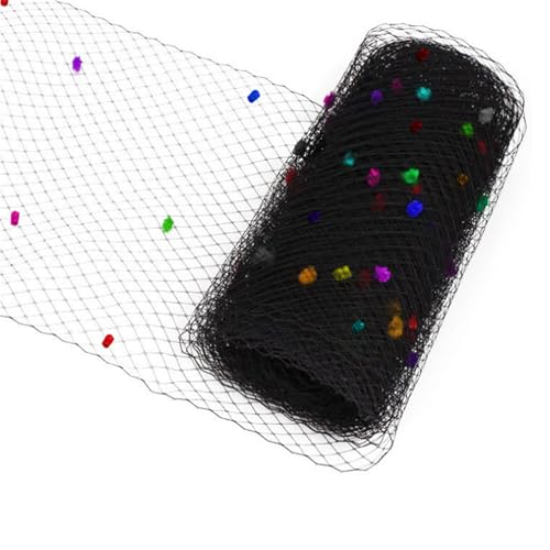 Netzstoff, zum Basteln, Nähen, Stretch, für Weihnachtsfeiern, 101,6 cm, Tüll-Gaze-Band, buntes Netz-Applikationsnetzgewebe Netzstoff, zum Basteln, Nähen, Stretch, für Weihnachtsfeiern, 101,6 cm, Tüll-Gaze-Band, buntes Netz-Applikationsnetzgewebe von Ruarby