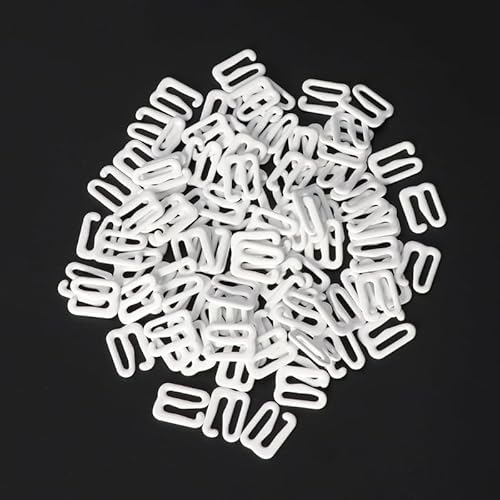 Ruarby 100 Stück Metall BH Dessous Riemen Einsteller Schieber Haken Schnalle Clip Nähen Handwerk Ruarby 100 Stück Metall BH Dessous Riemen Einsteller Schieber Haken Schnalle Clip Nähen Handwerk von Ruarby