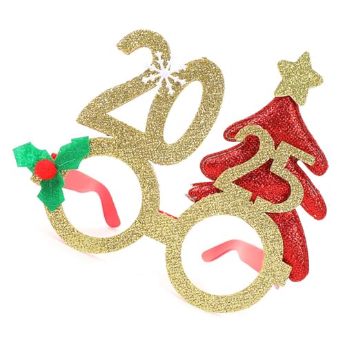 Ruarby 2025 Brille Weihnachten Brille Urlaub Brillenrahmen Weihnachten Brillen Lustige Brille Party Supplies Ruarby 2025 Brille Weihnachten Brille Urlaub Brillenrahmen Weihnachten Brillen Lustige Brille Party Supplies von Ruarby