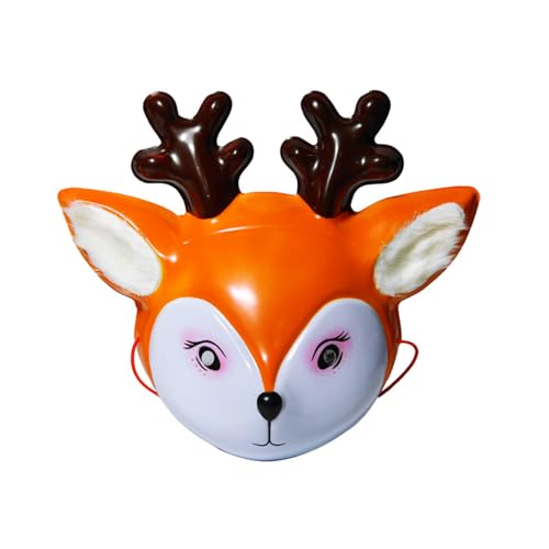 Ruarby Gepunktete Hirsch-Tiermaskerade Giraffe Cartoon Hirsch für Festival Cosplay Halloween Kostüm von Ruarby
