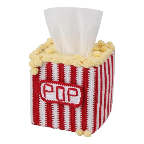 Ruarby Häkeltaschentuchbox-Set mit Häkelnadel-Garnen, Schritt-für-Schritt-Anleitung und Strickzubehör, Anfänger-Set, Spielzeugprojekt von Ruarby