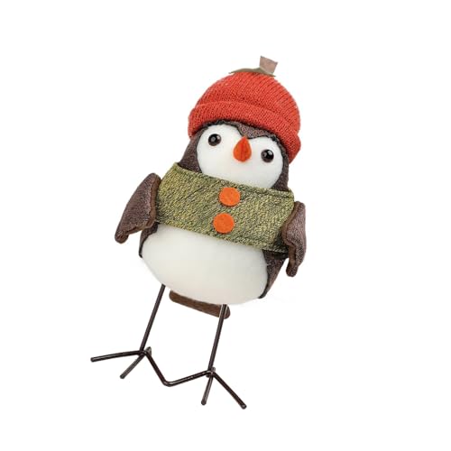 Ruarby Handgefertigte Vogel-Skulptur für Thanksgiving, elegante Thanksgiving-Vogel-Dekoration, Sammlerstück mit Hut für Urlaubs-Enthusiasten, Feier-Verzierung Ruarby Handgefertigte Vogel-Skulptur für Thanksgiving, elegante Thanksgiving-Vogel-Dekoration, Sammlerstück mit Hut für Urlaubs-Enthusiasten, Feier-Verzierung von Ruarby
