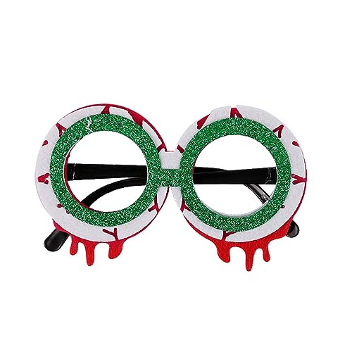 Ruarby Lustige Halloween-Requisiten, Brille, Cosplay, Party, Kostüm, Heimdekoration, Erwachsene, Kinder, Foto-Brillen von Ruarby
