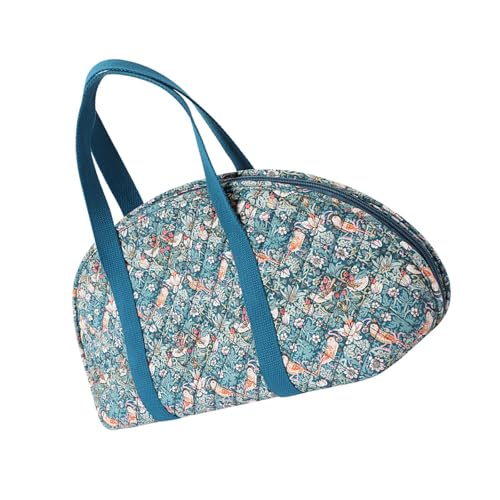 Ruarby Reise-Häkeltasche für Häkelnadeln und Strickzubehör, Stricktasche, Garntasche mit Griff oben, Garnaufbewahrung von Ruarby