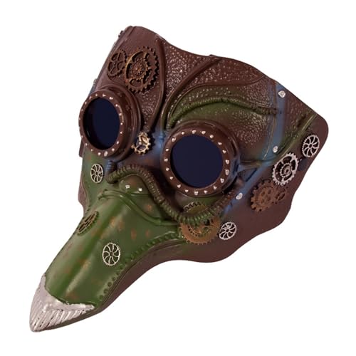 Ruarby Vogelgesichtsabdeckung Halloween Cosplay Vogel langer Schnabel für Cosplay-Partys Schwarz Ruarby Vogelgesichtsabdeckung Halloween Cosplay Vogel langer Schnabel für Cosplay-Partys Schwarz von Ruarby