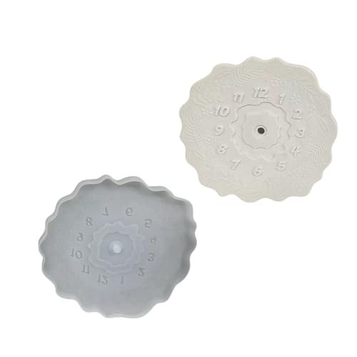 Weihnachten Gngerman Uhr Silikon für Epoxidharz Gips Ornament Schokolade Fondant Silikon zum Backen von Ruarby
