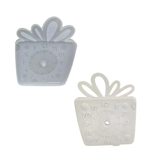 Weihnachten Gngerman Uhr Silikon für Epoxidharz Gips Ornament Schokolade Fondant Silikon zum Backen von Ruarby