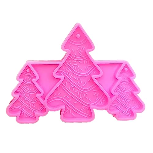 Weihnachts-Ohrringe, Epoxidharz, Schlüsselanhänger, Anhänger, Gießen, Silikon, Schmuck, Bastelwerkzeug von Ruarby