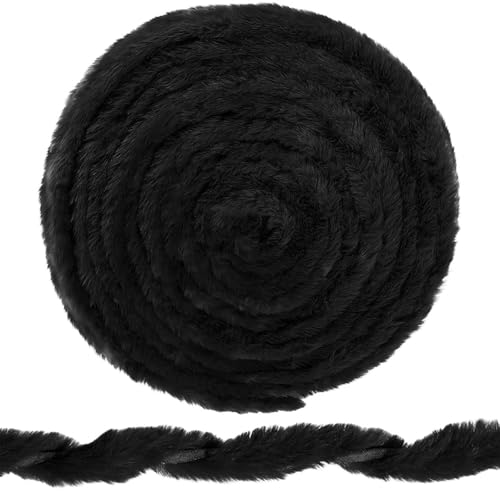 Weißer Pelzgürtel für elegantes Weihnachtsbaum-Styling und Kleidungszubehör, Basteln, Schals, Kleidung, Nähen, weißes Plüschband Weißer Pelzgürtel für elegantes Weihnachtsbaum-Styling und Kleidungszubehör, Basteln, Schals, Kleidung, Nähen, weißes Plüschband von Ruarby
