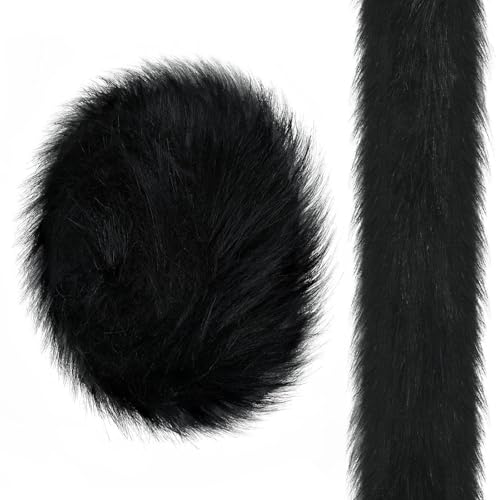 Weißer Pelzgürtel für elegantes Weihnachtsbaum-Styling und Kleidungszubehör, Basteln, Schals, Kleidung, Nähen, weißes Plüschband Weißer Pelzgürtel für elegantes Weihnachtsbaum-Styling und Kleidungszubehör, Basteln, Schals, Kleidung, Nähen, weißes Plüschband von Ruarby