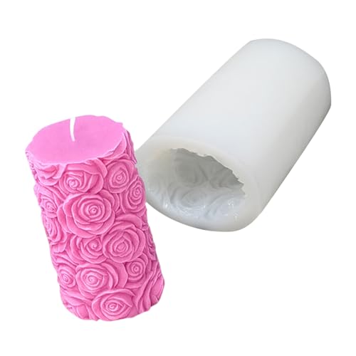 Zylinderförmige Silikonformen für Epoxidharz, Seife, Gips, Dekoration, Heimdekoration, Gips, Silikonformen von Ruarby