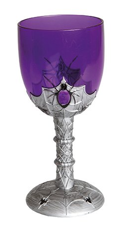 Rubie's 6290882-STD Halloween Weinglas Spinne Motiv blutbeschmiert Blut Grusel Horror, Multi-Colored von Rubie's