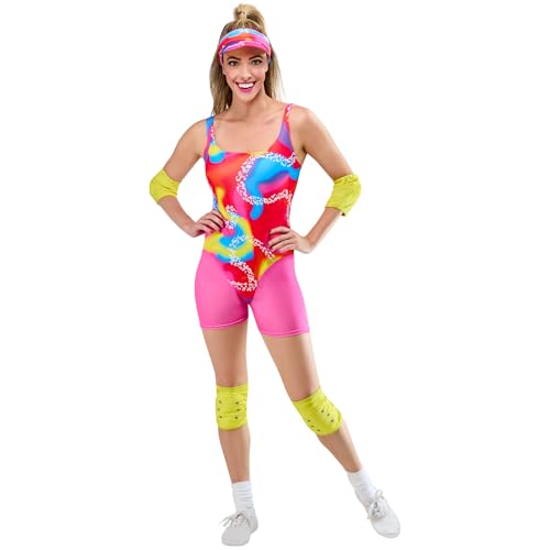 Rubies Offiziel Classic Rollerskate Barbie Erwachsenekostüm,Verkleidung für Erwachsenen,Größe UK 10-12 Rubies Offiziel Classic Rollerskate Barbie Erwachsenekostüm,Verkleidung für Erwachsenen,Größe UK 10-12 von Rubie's