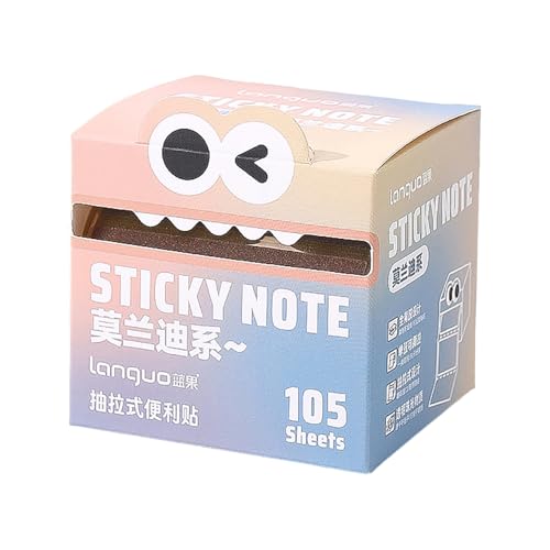 105 Stück Haftstreifen, kleine Seitenmarker Selbstklebend,Transparent Sticky Notes, Klebezettel die als Tabs for Books und Index Annotating Tabs, Repositionierbar (Bunt) von Rubu22a