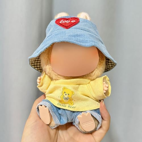 17 cm große Kleidung für Puppen (Keine Puppe) – Handgefertigtes Häkelset Puppen, Puppenkleidung, Outfit Accessoires, Stylische Kleidung für Puppen (D) von Rubu22a