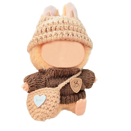 17cm Kleidung für Puppen (Keine Puppe) – Handgefertigtes Häkelset Puppen, Puppenkleidung, Outfit Accessoires, Stylische Kleidung für Puppen (A) von Rubu22a