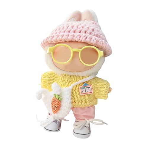 17cm Kleidung für Puppen (Keine Puppe) – Handgefertigtes Häkelset Puppen, Puppenkleidung, Outfit Accessoires, Stylische Kleidung für Puppen (D) von Rubu22a