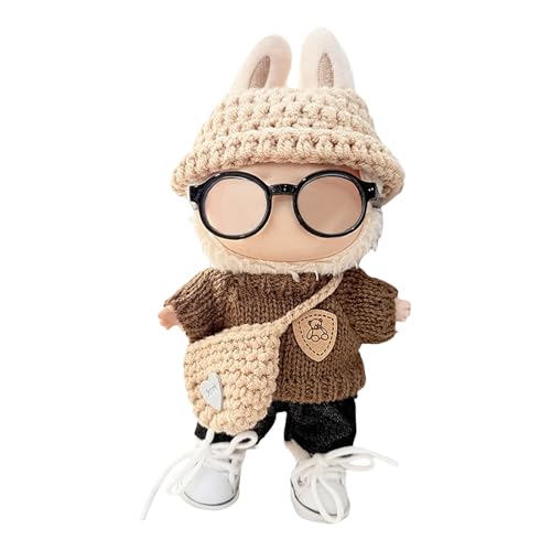 17cm Kleidung für Puppen (Keine Puppe) – Handgefertigtes Häkelset Puppen, Puppenkleidung, Outfit Accessoires, Stylische Kleidung für Puppen (E) von Rubu22a