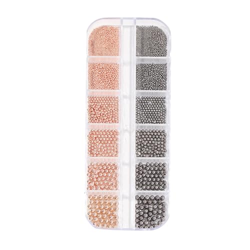 Glas Nailart Strasssteine Kristall Flatback Edelsteine Runde, ​​für Handwerk Gemischt 6 Größen 0.8~3mm (B) von Rubu22a