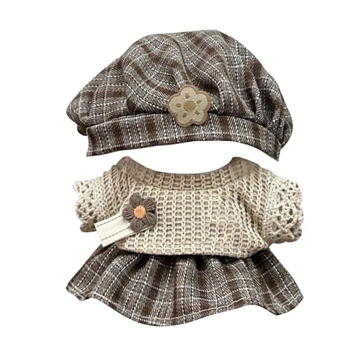 Kleidung für Puppen (Keine Puppe) – Handgefertigtes Häkelset Puppen, Puppenkleidung, Outfit Accessoires, Stylische Kleidung für Puppen (A) von Rubu22a