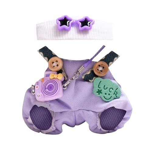 Kleidung für Puppen (Keine Puppe) – Handgefertigtes Häkelset Puppen, Puppenkleidung, Outfit Accessoires, Stylische Kleidung für Puppen (E) von Rubu22a