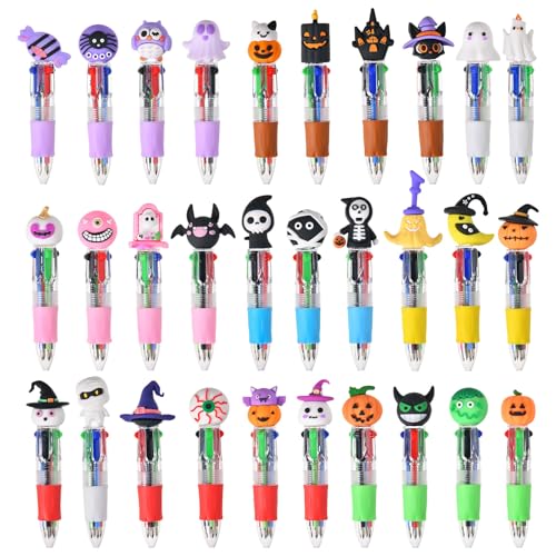 Rubu22a 10PC Niedliche Anti-Stress-Gelstift – Squeezies-Schreibwaren zum Entspannen, Cartoon-Kugelschreiber, Silikon Stifte Schwarz Tinte. Spitzendurchmesser 1 mm. Tier-Thema (Beige×30pc) von Rubu22a