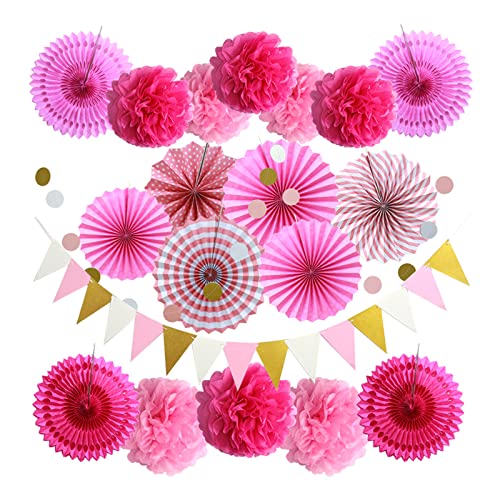 Geburtstag Decor Pom Poms Wimpel Schnur zum Aufhängen Wirbel Dekor Hochzeit Geburtstag hängende Wirbel Dekor Geburtstag Decor Pom Poms Wimpel Schnur zum Aufhängen Wirbel Dekor Hochzeit Geburtstag hängende Wirbel Dekor von Rudiaoa