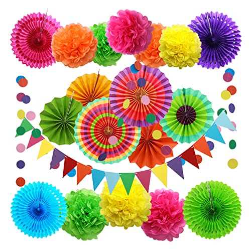 Geburtstag Decor Pom Poms Wimpel Schnur zum Aufhängen Wirbel Dekor Hochzeit Geburtstag hängende Wirbel Dekor Geburtstag Decor Pom Poms Wimpel Schnur zum Aufhängen Wirbel Dekor Hochzeit Geburtstag hängende Wirbel Dekor von Rudiaoa