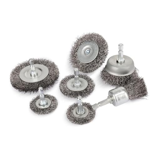 Hexagonal Shank Stahlbohrdrahtdrahtbürste Set Zum Klemmen Von 1/4 Zoll Elektrobohrer Effiziente Rostentfernung Hexagonal Shank Stahlbohrdrahtdrahtbürste Set Zum Klemmen Von 1/4 Zoll Elektrobohrer Effiziente Rostentfernung von Rudiaoa