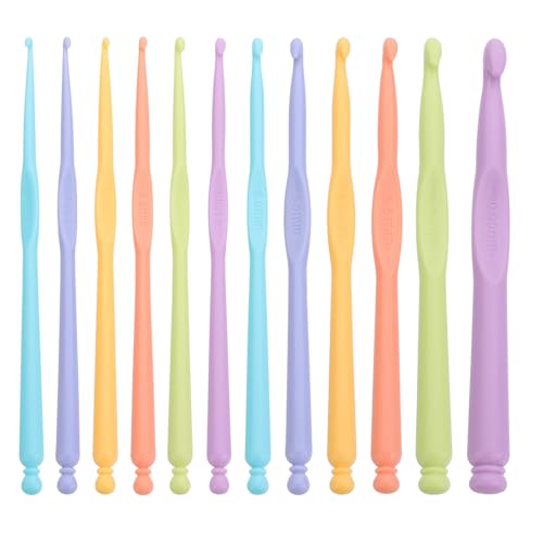 Rudiaoa 12 PCs 2 0 Mm-10 0 Mm Häkchen Haken Set Buntes Stricknadel Ergonomische Häkelnadelzubehör Rudiaoa 12 PCs 2 0 Mm-10 0 Mm Häkchen Haken Set Buntes Stricknadel Ergonomische Häkelnadelzubehör von Rudiaoa