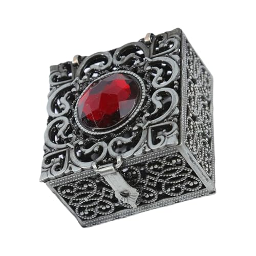 Rudiaoa Dekorative Schmuck Organisatoren Lagerbehälter Elegante Retro Schmuckschatulle Für Halskette Und Ohrringlagerung Rudiaoa Dekorative Schmuck Organisatoren Lagerbehälter Elegante Retro Schmuckschatulle Für Halskette Und Ohrringlagerung von Rudiaoa