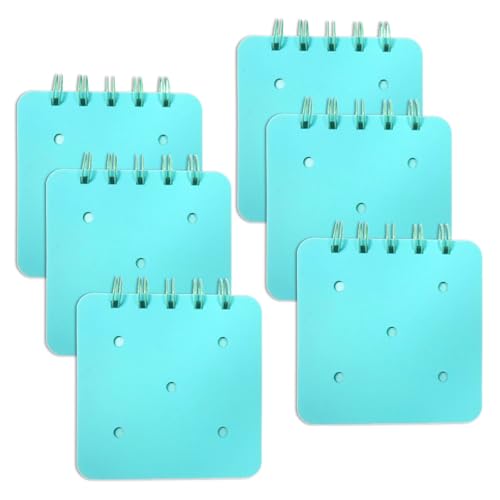 Rudiaoa Notizblock, klein, Doppelspulenbindung, 8,4 x 9,4 cm, 40 Seiten, unliniert, kleiner Skizzenblock, Notizbuch zum Schreiben, 6 Stück Rudiaoa Notizblock, klein, Doppelspulenbindung, 8,4 x 9,4 cm, 40 Seiten, unliniert, kleiner Skizzenblock, Notizbuch zum Schreiben, 6 Stück von Rudiaoa