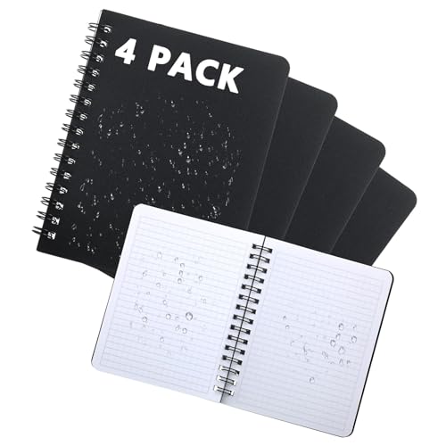 Rudiaoa Notizbuch mit Doppelspulenbindung, 100 Seiten, gerastert, 10,2 x 14,9 cm, Notizblöcke, Tagebuch, Notizbuch zum Schreiben, Tagebuch, Notizen Rudiaoa Notizbuch mit Doppelspulenbindung, 100 Seiten, gerastert, 10,2 x 14,9 cm, Notizblöcke, Tagebuch, Notizbuch zum Schreiben, Tagebuch, Notizen von Rudiaoa