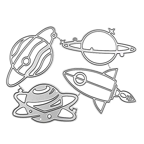Rudiaoa Planet Rakete Metall Stanzformen Schablone Scrapbooking Album Stempel Papier Karte Prägung Rudiaoa Planet Rakete Metall Stanzformen Schablone Scrapbooking Album Stempel Papier Karte Prägung von Rudiaoa