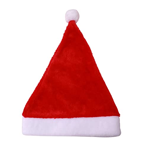 Rudiaoa Weiche Weihnachtsmütze Plüsch Nikolausmütze Lustige Mütze Weihnachten Party Hut Weihnachten Party Dekorationen Weihnachtsmann Kostüm Rudiaoa Weiche Weihnachtsmütze Plüsch Nikolausmütze Lustige Mütze Weihnachten Party Hut Weihnachten Party Dekorationen Weihnachtsmann Kostüm von Rudiaoa