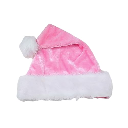 Rudiaoa Weihnachtsmütze für Erwachsene, dicker Plüsch, für Feiertage, Komfort-Innenfutter, Weihnachts- und Neujahrssymbol mit weißer Krempe Rudiaoa Weihnachtsmütze für Erwachsene, dicker Plüsch, für Feiertage, Komfort-Innenfutter, Weihnachts- und Neujahrssymbol mit weißer Krempe von Rudiaoa