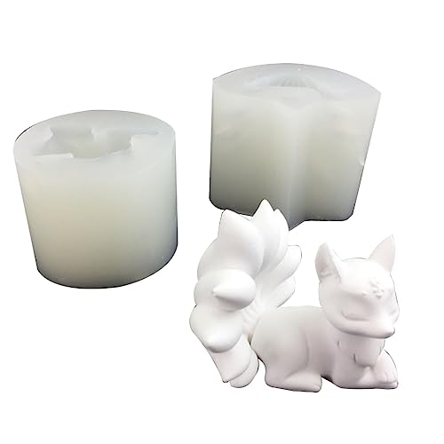 Silikonformen mit neun Schwanzen, Epoxidharz, Tischdekoration, Werkzeug zur Herstellung von Kerzenanhängern Silikonformen mit neun Schwanzen, Epoxidharz, Tischdekoration, Werkzeug zur Herstellung von Kerzenanhängern von Rudiaoa