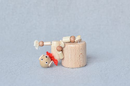 Rudolphs Schatzkiste Holzspielzeug Wackelfigur Pudel weiß Höhe=7,5cm NEU Spielzeug Wackeln Wackeltier Wackelspielzeug Figur Holzspielzeug Holztier Tier Drücken Drückfigur Holz Holzfiguren Seiffen von Rudolphs Schatzkiste