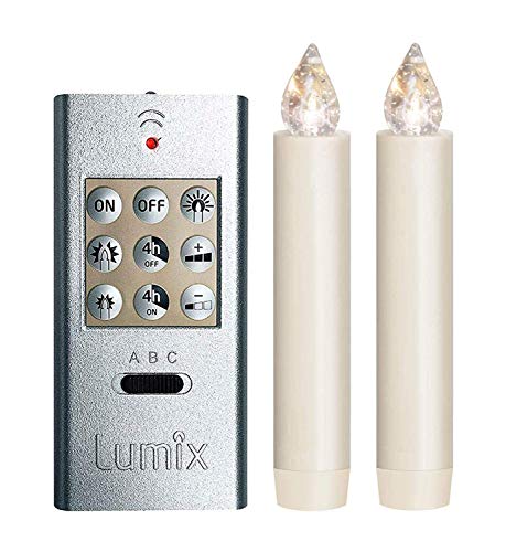 LUMIX Kerzen Classic Superlight Mini SL Elfenbein Höhe: 8cm von Rudolphs-Schatzkiste