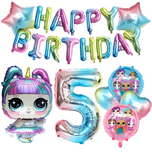 Lol Geburtstags Dekoration 5 jahre, Lol Geburtstag Deko 5 Jahre, Lol Luftballons Geburtstag, Lol Geburtstag Deko Set, Lol Luftballons Geburtstag 5, Lol Mädchen Party Dekoration von Ruenie