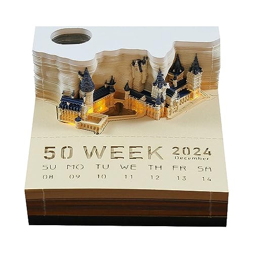 2024 Schreibtisch Kalender Mit Lichtern 3D Memo Pad Papier Kreativer Tischkalender DIY-Notizen Papierskulptur Geschenk Notizblock Kunst Tempel des Himmels Skulptur Home Dekoration 2024 Schreibtisch Kalender Mit Lichtern 3D Memo Pad Papier Kreativer Tischkalender DIY-Notizen Papierskulptur Geschenk Notizblock Kunst Tempel des Himmels Skulptur Home Dekoration von Rufevee